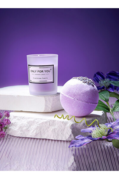 X SPRING Luxury Spa Gift Basket for Mom & Teacher - Purple Tumbler, Bath Salt (Anniversary Gift for Her)