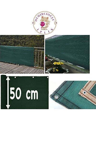 Demircioğlu İplik %95 Koyu Yeşil Gölgelik File Balkon-Çit-Yükseklik(Cm) Seçiniz- Genişlik(Mt) Sepete ekleme miktarı