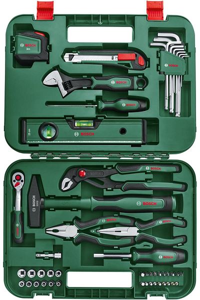 Bosch Advanced Hand Tool Set 52 Pieces - 1600A02By7