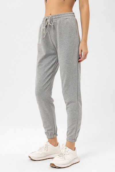 ŞİMAL Pantaloni de trening pentru femei singure cu talie de cauciuc - 245025