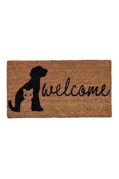 GizHome Giz Home Koko Mat 33X60 - Welcome Cat & Dog