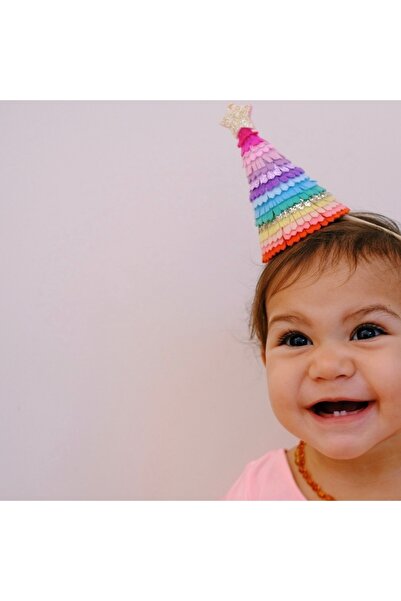 MA&MAA Renkli Çocuk Bebek Doğum Günü Parti Şapkası (TAÇ)