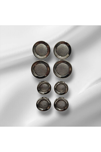 fema aksesuar Metalize Düğme Takım Büyük-12(1,8 CM) Adet Küçük-6 Adet (1,3 CM)