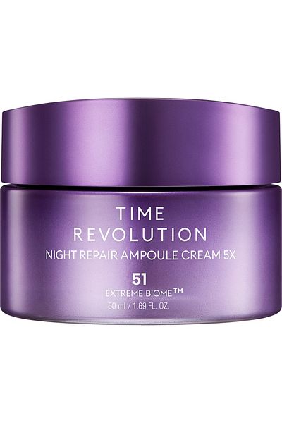 Missha Korean Time Revolution Night Repair Ampoule Cream 5X , Triple Fermented Face Cream - 50ml