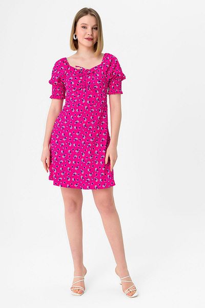 ŞİMAL Rochie de damă cu modele florale - 250035