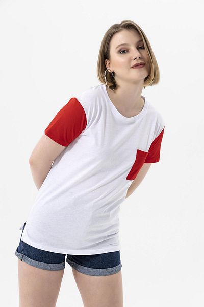 ŞİMAL Tricou cu mâneci de buzunar pentru damă