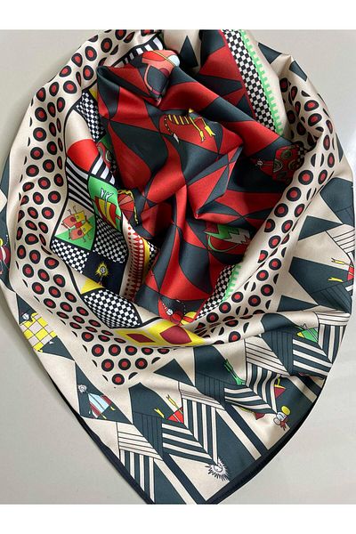Bolder Scarf Borda Checkered Scarf 70*70 cm