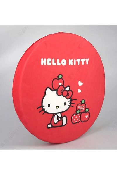Miniso Hello Kitty Licensed Apple Collection Round Pillow - Chair Cushion