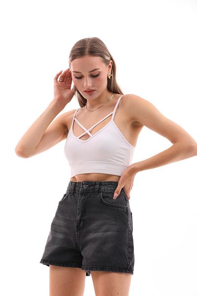 ŞİMAL Mini pantaloni scurți din denim pentru femei - Design confortabil și elegant