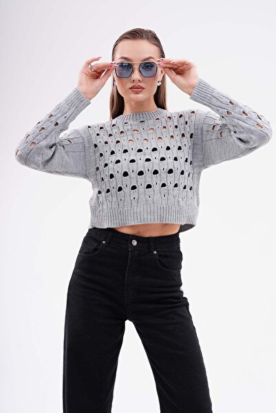 ŞİMAL File Трико Жіночий в'язаний светр 245141