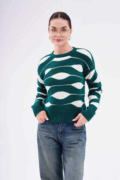 ŞİMAL Tricotaj largi cu model Pulover tricotat dama - 245146
