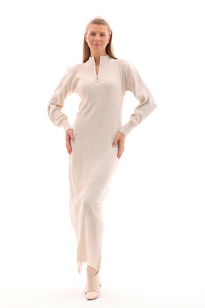 ŞİMAL Rochie lungă pentru femei 245032   - Fermoar detaliat