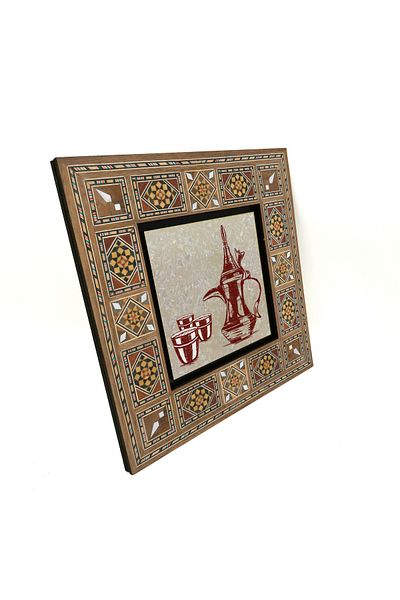 Sadrazam Masa MDF imprimata cu simboluri din Orientul Mijlociu 20x20 Krg-75