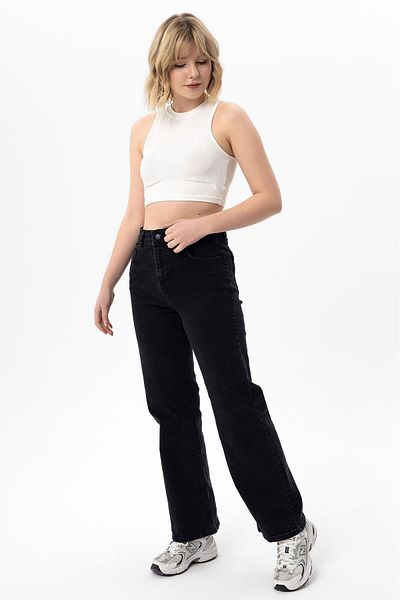 ŞİMAL Women's Wide Leg Jeans