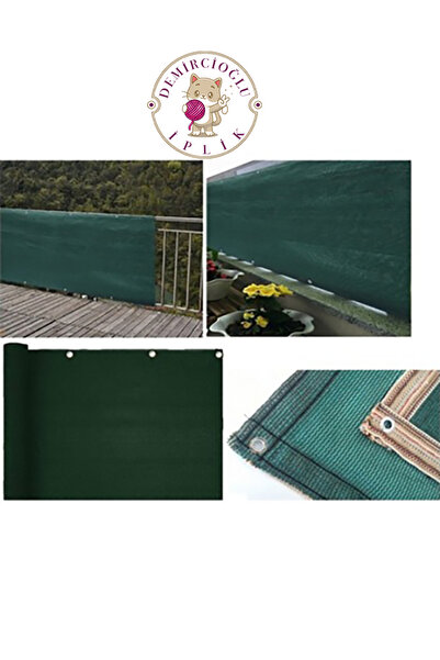 Demircioğlu İplik %95 Koyu Yeşil Gölgelik File Balkon-Çit-Yükseklik(Cm) Seçiniz- Genişlik(Mt) Sepete ekleme miktarı