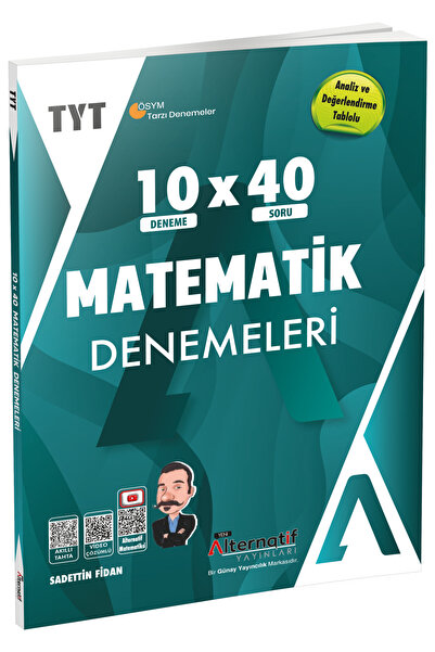 YENİ ALTERNATİF YAYINLARI ALTERNATİF YAYINLARI TYT MATEMATİK DENEMELERİ (ÖSYM...