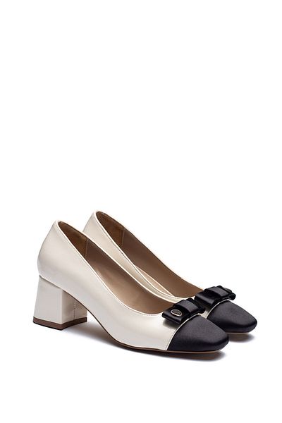 Dedos 915 Women's Bow Detailed Heeled Shoes