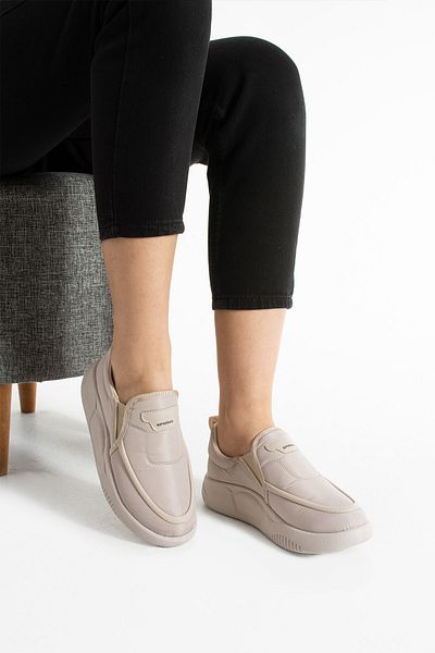 Getcho Pantofi casual de damă Cyle Parașuta Bej