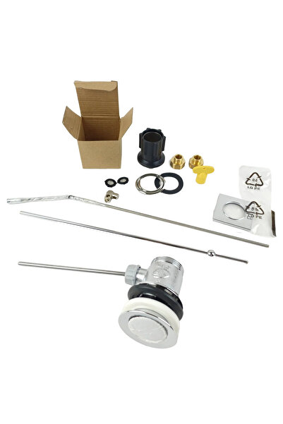 VitrA Bidet Faucet With Pop-up Valve, Chrome Finish