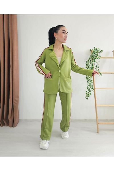 6 butik altı üstü butik Σετ αθλητικές φόρμες με λεπτομέρεια με κουμπιά