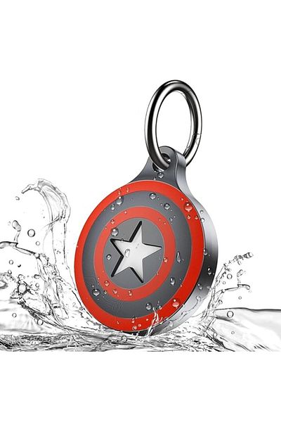 Choice For Apple Airtags Black For Airtag Case IPX8 Waterproof Keychain for Apple Air tag Holder Aluminum M