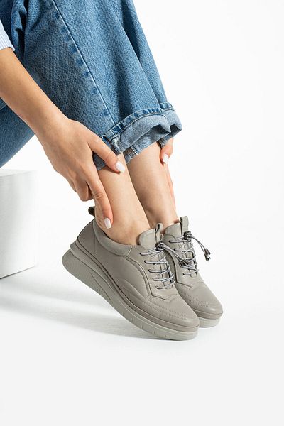 Getcho Fared Women's Genuine Leather Stone Casual Shoes