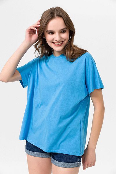 ŞİMAL Tricou oversize pentru damă cu gât crew - 250019