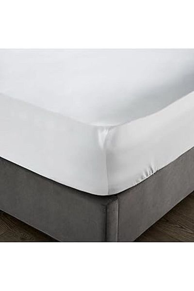 Mu Art Alla Turca-Ranforce 180X200 cm Fitted Sheet Set - White