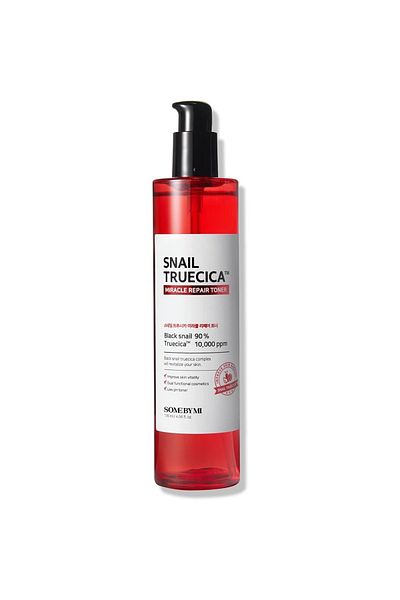 Some By Mi Korean Snail Truecica Miracle Repair Face Toner - Made From Snail Mucin - 135Ml