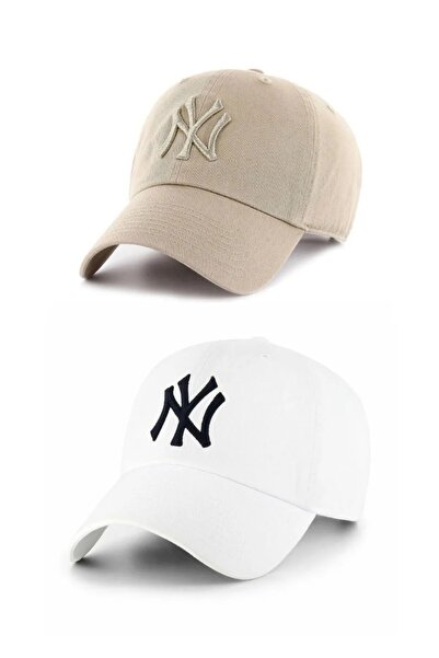 awix قبعة رياضية للجنسين مكونة من قطعتين قبعة نيويورك قابلة للتعديل مع شريط ف...