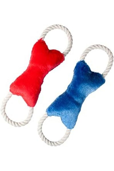 Karlie Plush Bone Stress String 40X10 Cm, Multicolored