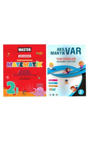 Okyanus Yayınları 2. Sınıf Master Matematik Soru Bankası Ve Akıl Var Mantık V...