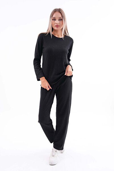 ŞİMAL Women's Embroidered Camisole Two-Piece Set 255012 -