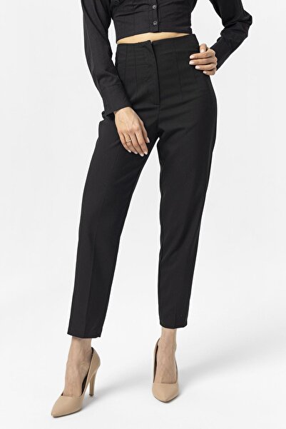 ŞİMAL Women's Waist Pleated Detailed Trousers 250175 -