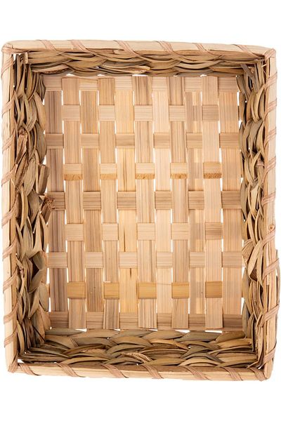 AKDC Rattan Basket 22Cm X 27Cm X 8Cm White