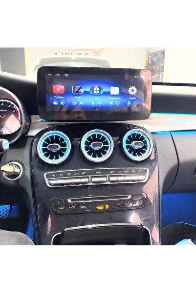ClasKing MERCEDES C SERİ W205 4GB RAM 64 GB HAFIZA ANDROİD HD MULTİMEDİA CARPLAY & ANDROİD AUTO TEYP