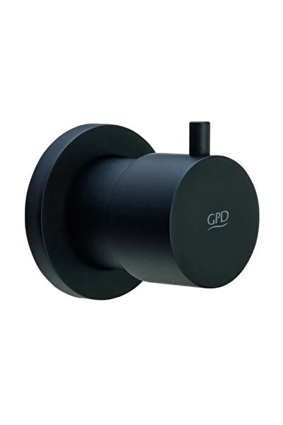 GPD Siyah Espina Ankastre Ara Kesme Vanası 1/2 Büyük Volan Aak71-s