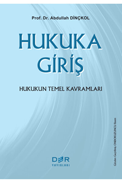 Der Yayınları Hukuka Giriş