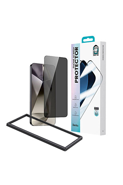 Benks Galaxy S25 Plus Benks Ultra Shield 0.3mm Privacy Ekran Koruyucu Uygulam...