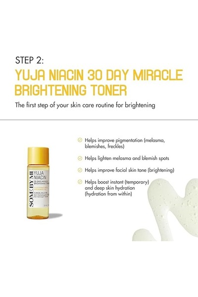 Some By Mi Korean Yuja Niacin Anti-Blemish Starter Kit - Toner + Serum + Gel Cream + Sleeping Mask