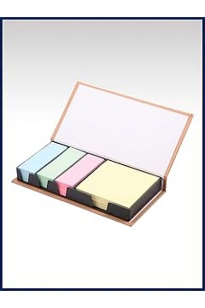 Hepta Collection حامل ملاحظات لاصق ملون قابل لإعادة التدوير - كرافت