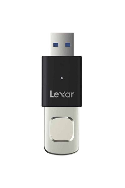 Lexar F35 Pro 300Mb 3.2 USB Flash Memory with 64Gb Fingerprint Reader
