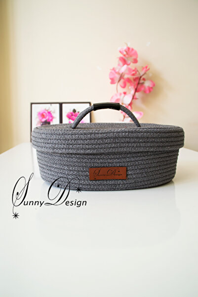 MY SUNNY DESİGN jüt hasır sepet organizer düzen dekor sunum