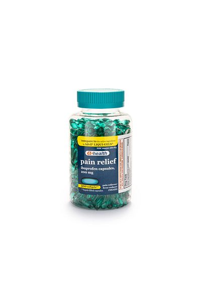 A+Health Ibuprofen 200 Mg Softgels, Pain Reliever/Fever Reducer (NSAID), Made in USA, 300 Count