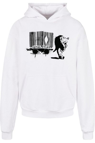 Merchcode Brandalised - Barcode Leopard Ultra Heavy Hoody