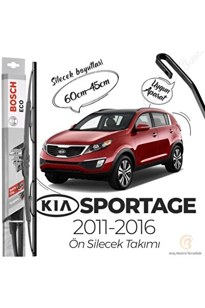 Bosch Eco Ön Silecek Takımı Kia Sportage 2010-2015 ile uyumlu
