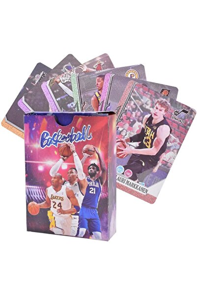 karinabest 55Pcs Nba Basketball Cards Box,Trading Cards,Colorful Basketball C...