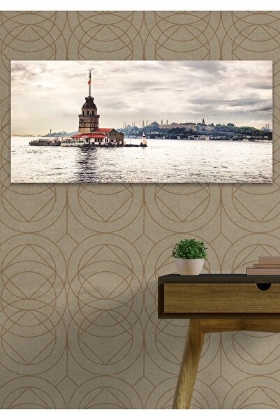 Hediyeler Kapında 60x120 Kız Kulesi Duvar Kanvas Tablo