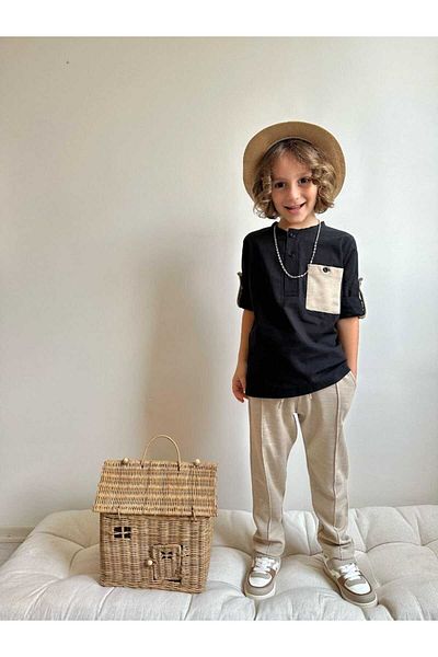 WARDA Boy's Double Shirt Pants