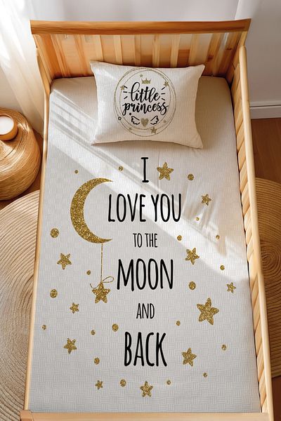 Homamia Montessori Pique Set Jacquard 100% Cotton I Love You